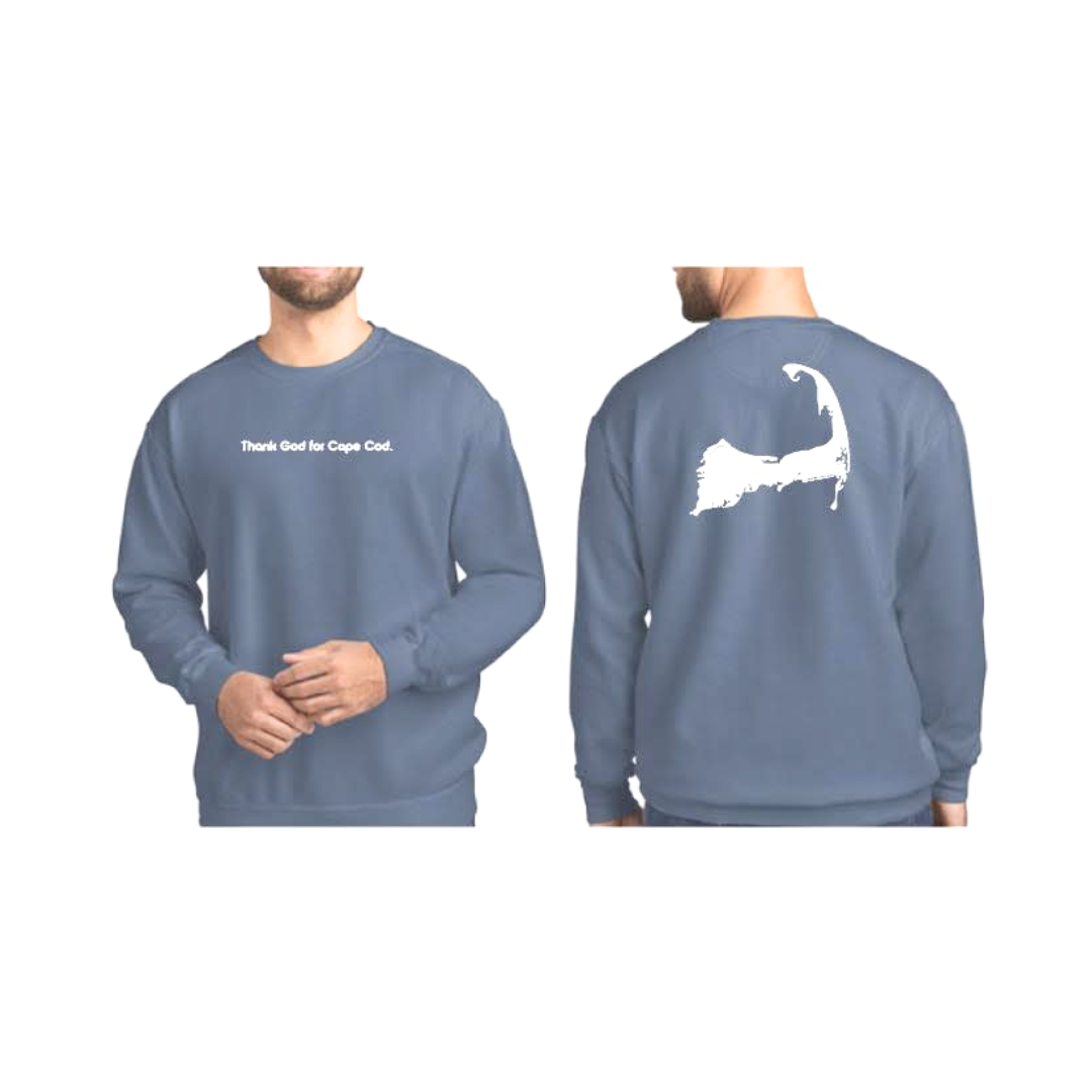 Thank God for Cape Cod Crew Neck Sweatshirt